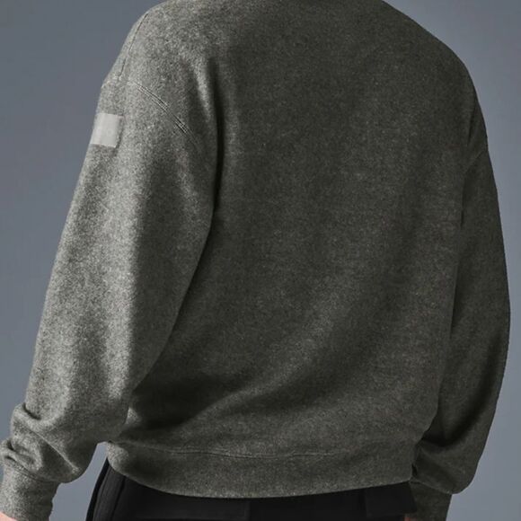 ALO Yoga Men's Black Crewneck Sweater - Picture 2 of 7